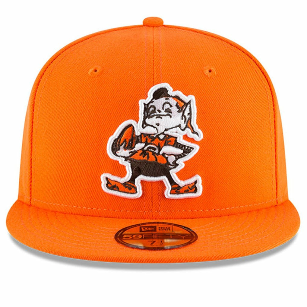 NFL Cleveland Browns Omaha Brownie The Elf Throwback 59FIFTY Fitted Hat