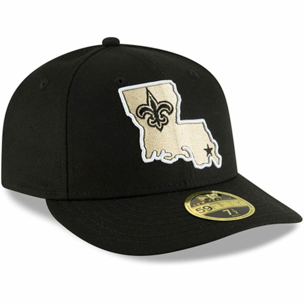 NFL New Orleans Saints Alternate Logo Omaha Low Profile 59FIFTY Fitted Hat