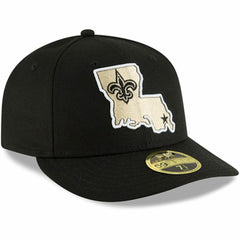 NFL New Orleans Saints Alternate Logo Omaha Low Profile 59FIFTY Fitted Hat