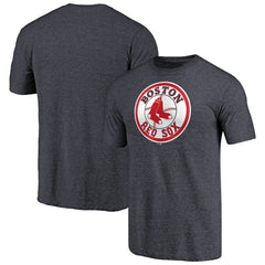 Boston Red Sox Cooperstown Collection Forbes Tri-Blend T-Shirt - Heathered Navy