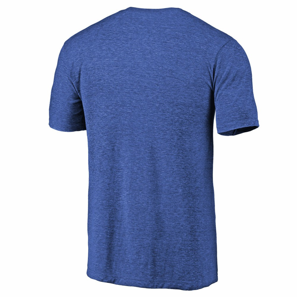 Milwaukee Brewers Cooperstown Collection Forbes Tri-Blend T-Shirt - Heathered Royal