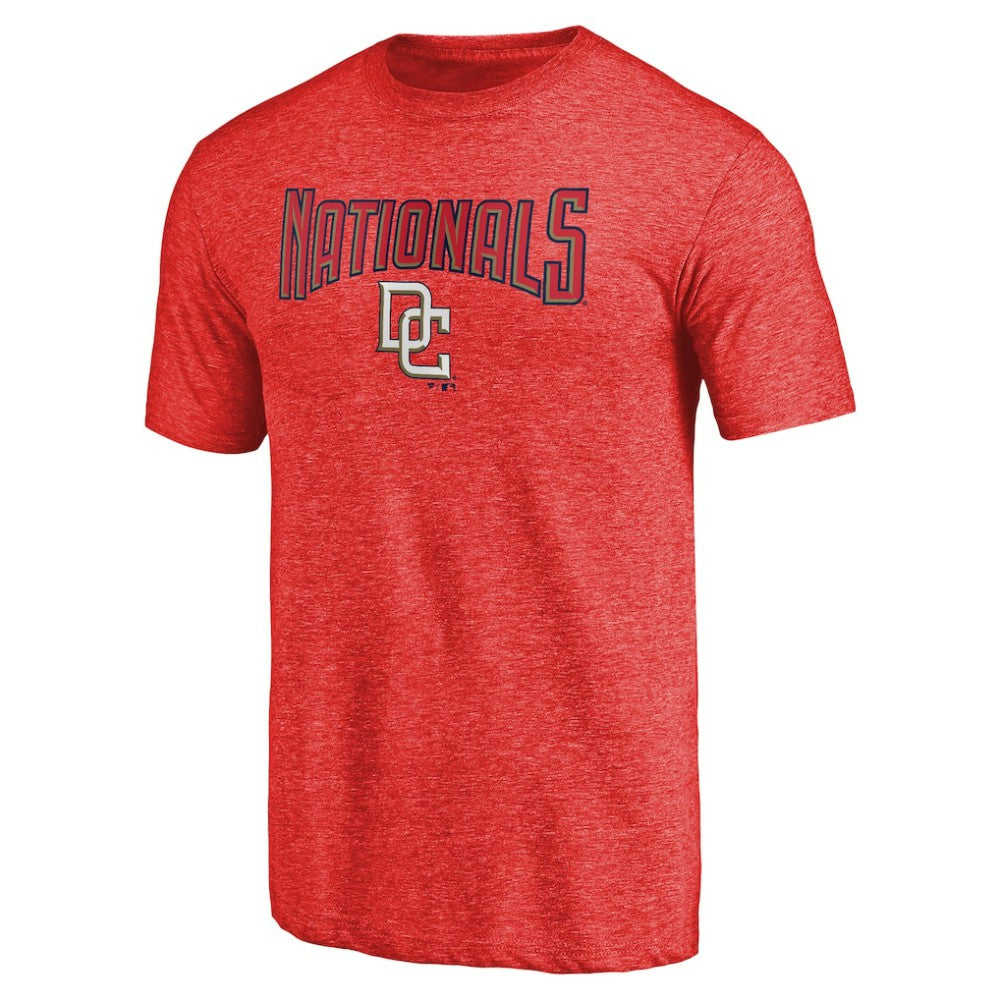 Washington Nationals Vintage Cooperstown Collection Wahconah Tri-Blend T-Shirt - Red