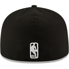Oklahoma City Thunder Black & White Logo 59FIFTY Fitted Hat - Black | New Era shop
