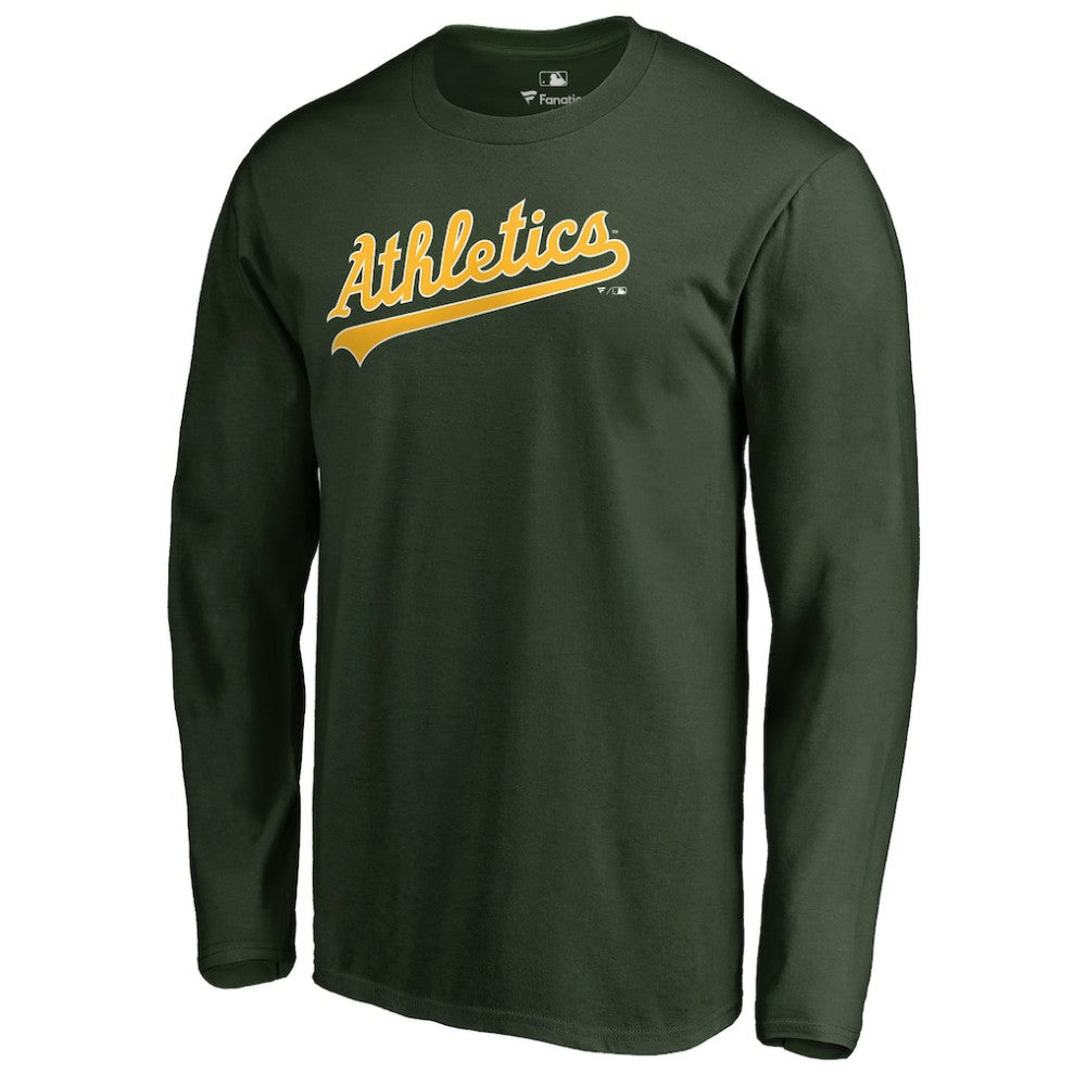 Athletics Team Wordmark Long Sleeve T-Shirt - Green