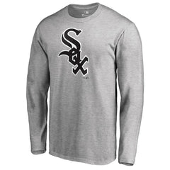 Chicago White Sox Team Wordmark Long Sleeve T-Shirt - Heathered Gray
