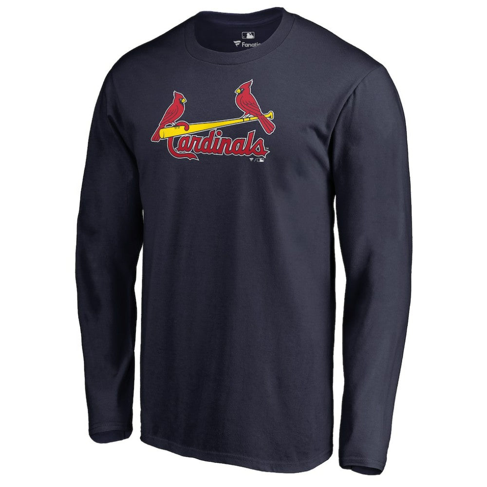 St. Louis Cardinals Team Wordmark Long Sleeve T-Shirt - Navy