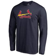 St. Louis Cardinals Team Wordmark Long Sleeve T-Shirt - Navy