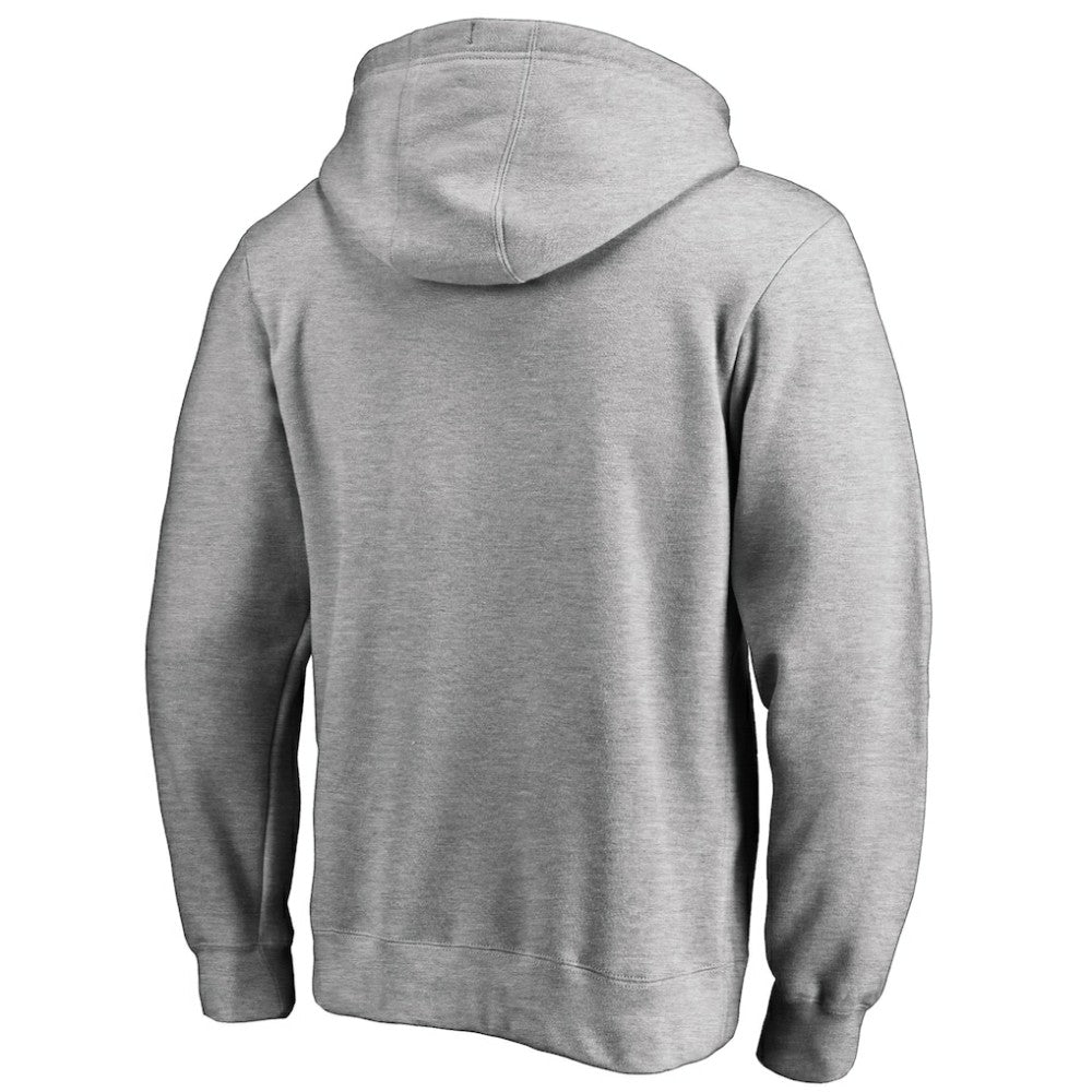 Chicago White Sox Official Wordmark Fitted Pullover Hoodie - Heather Gray