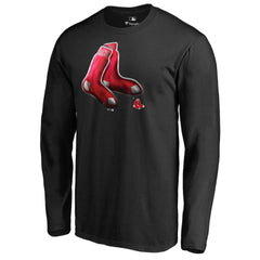 Boston Red Sox Midnight Mascot Long Sleeve T-Shirt - Black