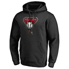 Arizona Diamondbacks Midnight Mascot Pullover Hoodie - Black