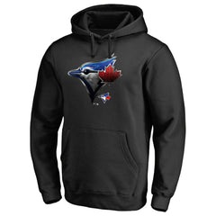 Toronto Blue Jays Midnight Mascot Pullover Hoodie - Black
