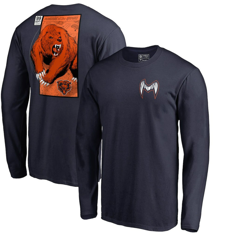 NFL Chicago Bears Midway Monster Long Sleeve T-Shirt