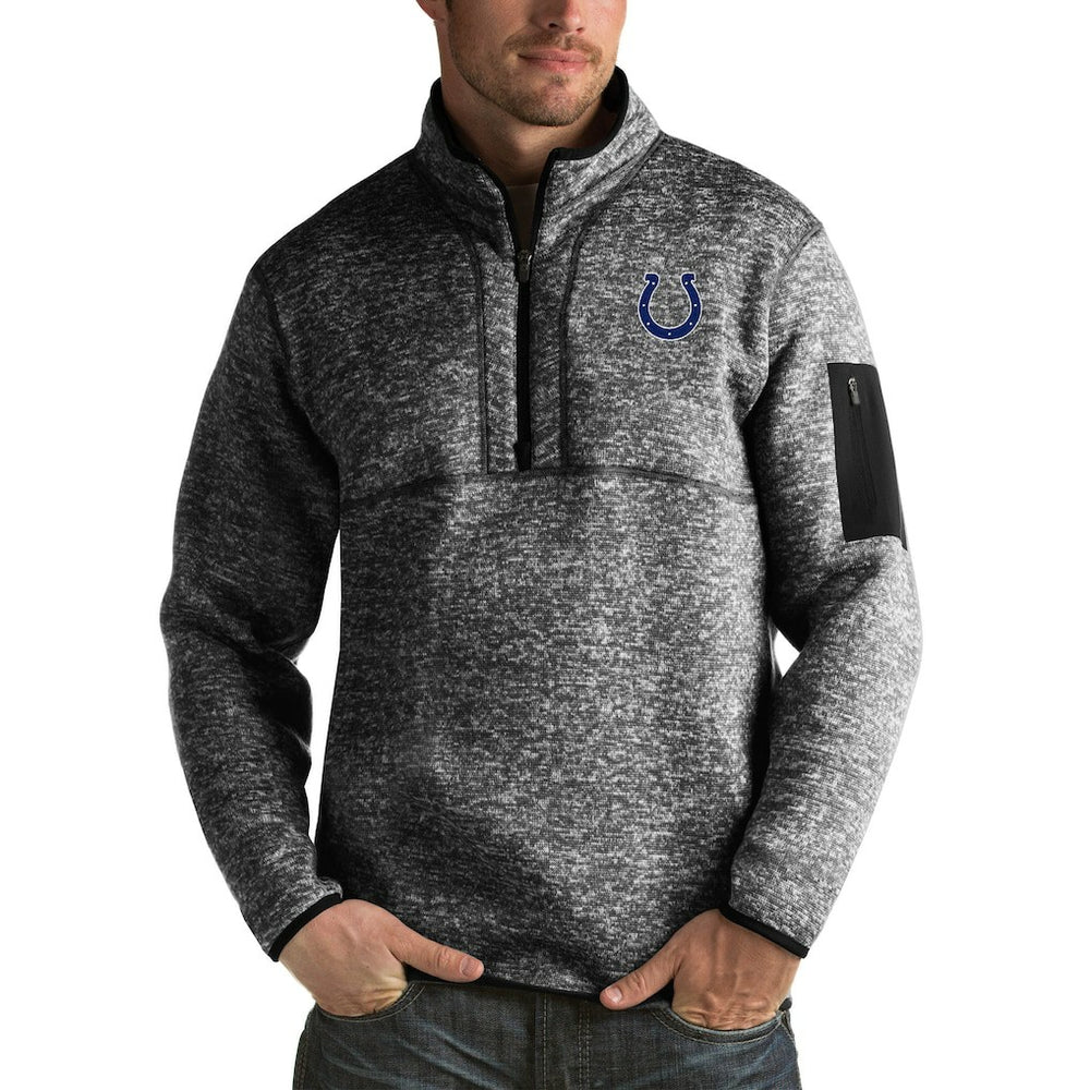 NFL Indianapolis Colts Antigua Fortune Big & Tall Quarter-Zip Pullover Jacket