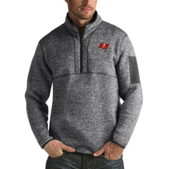 NFL Tampa Bay Buccaneers Antigua Fortune Big & Tall Quarter-Zip Pullover Jacket