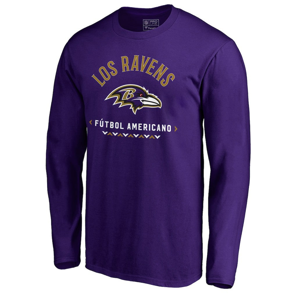 NFL Baltimore Ravens Futbol Americano Long Sleeve T-Shirt