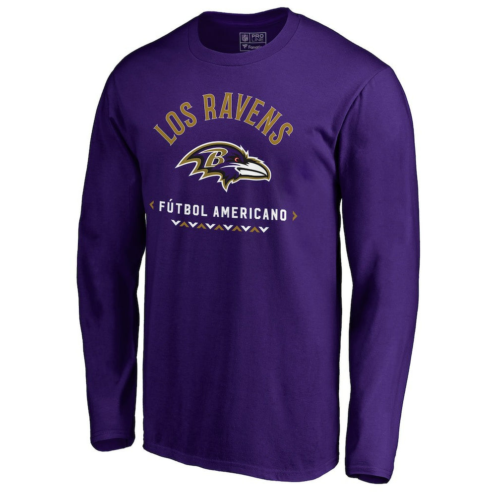 NFL Baltimore Ravens Futbol Americano Long Sleeve T-Shirt