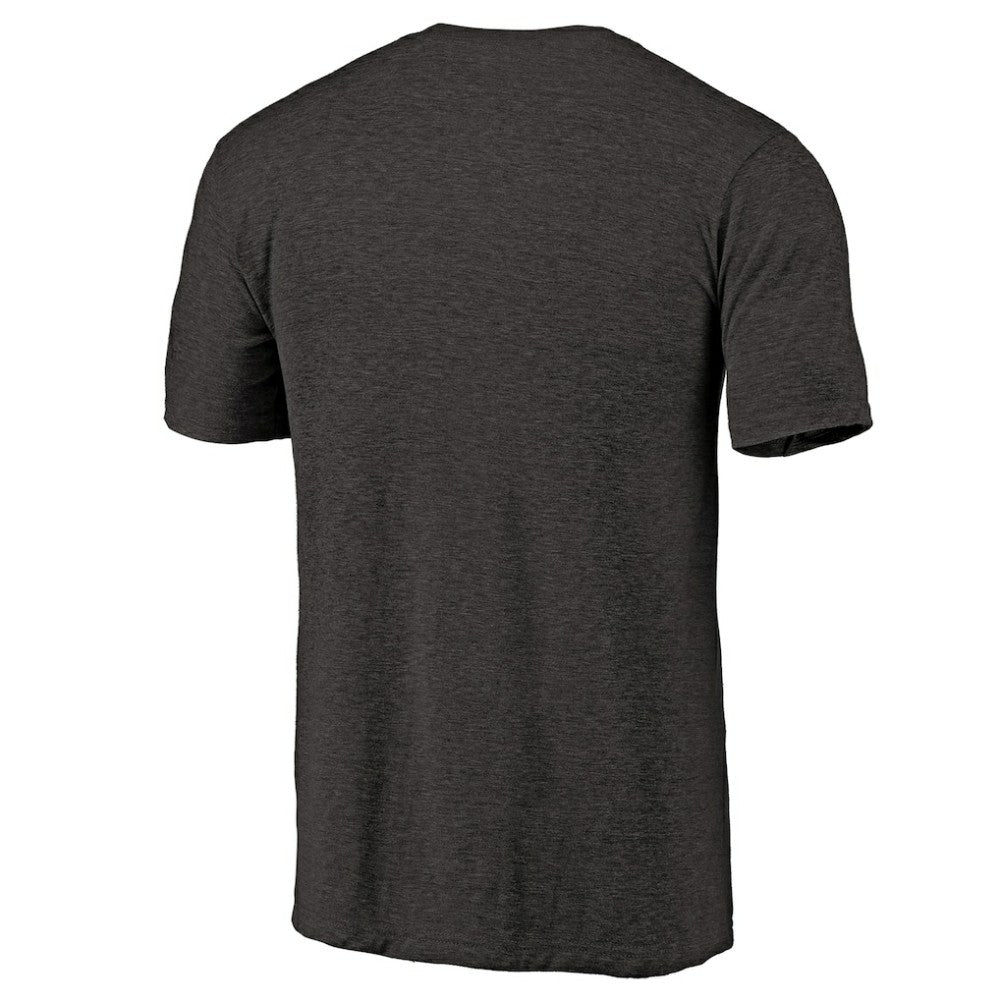 Pittsburgh Penguins Primary Logo Left Chest Distressed Tri-Blend T-Shirt