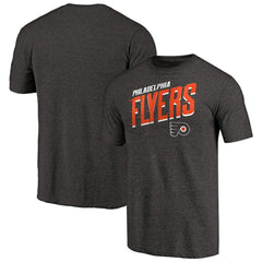 Philadelphia Flyers Slant Strike Tri-Blend T-Shirt