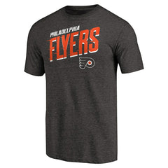 Philadelphia Flyers Slant Strike Tri-Blend T-Shirt