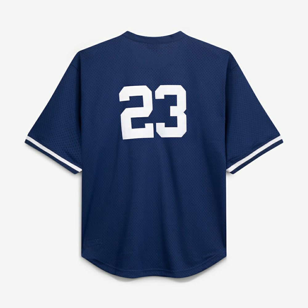 Don Mattingly New York Yankees Cooperstown Collection Big & Tall Mesh Batting Practice Jersey - Navy | Mitchell & Ness