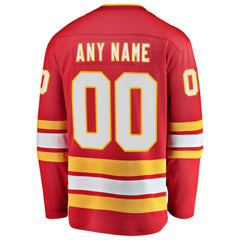 Calgary Flames Fanatics Home Breakaway Custom Jersey