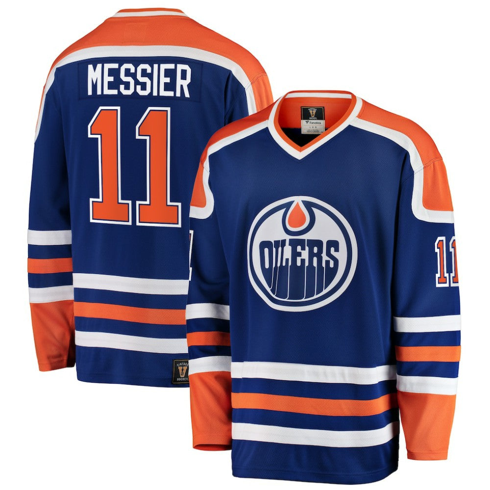 Mark Messier Edmonton Oilers Fanatics Premier Breakaway Retired Player Jersey