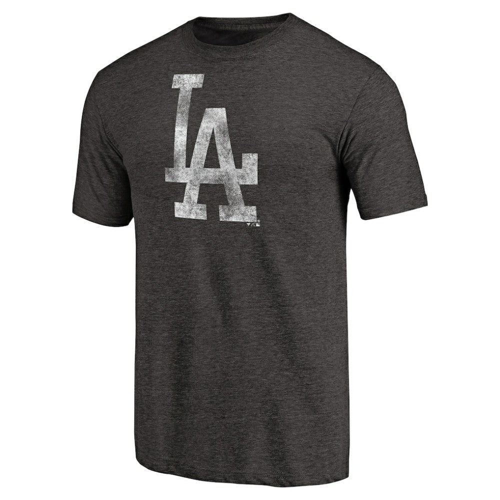 Los Angeles Dodgers Distressed Team Tri-Blend T-Shirt - Black