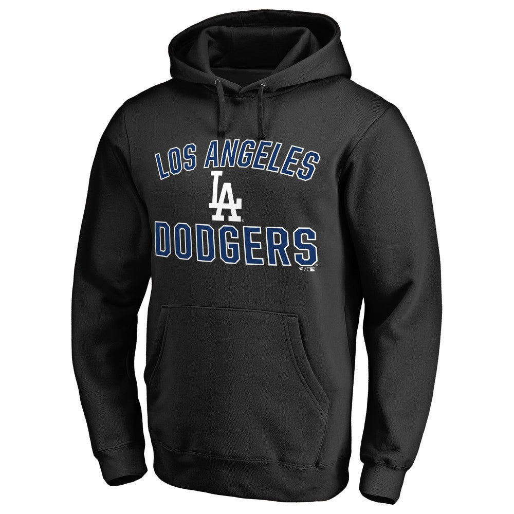 Los Angeles Dodgers Team Victory Arch Pullover Hoodie - Black
