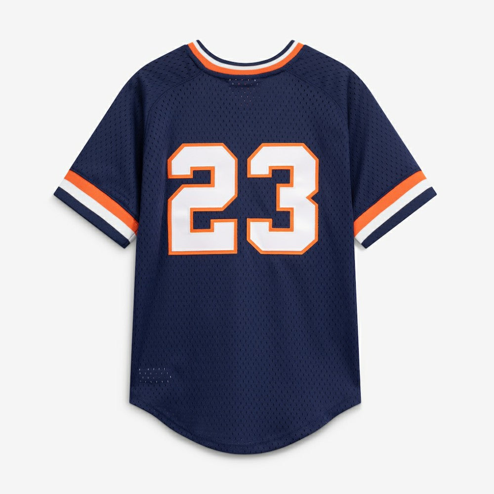 Kirk Gibson Detroit Tigers Youth Cooperstown Collection Mesh Batting Practice Jersey - Navy | Mitchell & Ness