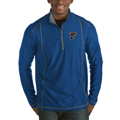 St. Louis Blues Antigua Tempo Desert Dry Half-Zip Pullover Jacket