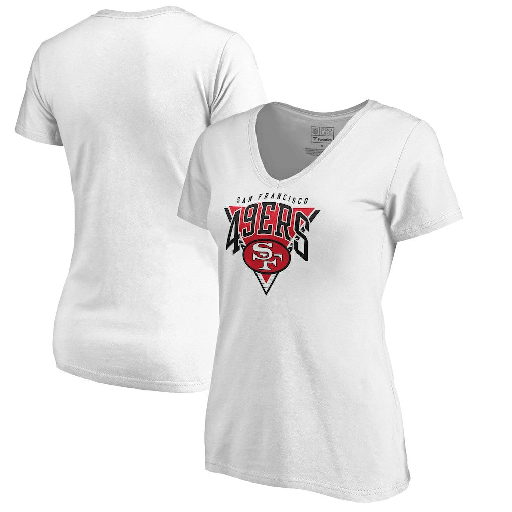 NFL San Francisco 49ers Women's Frontline V-Neck T-Shirt