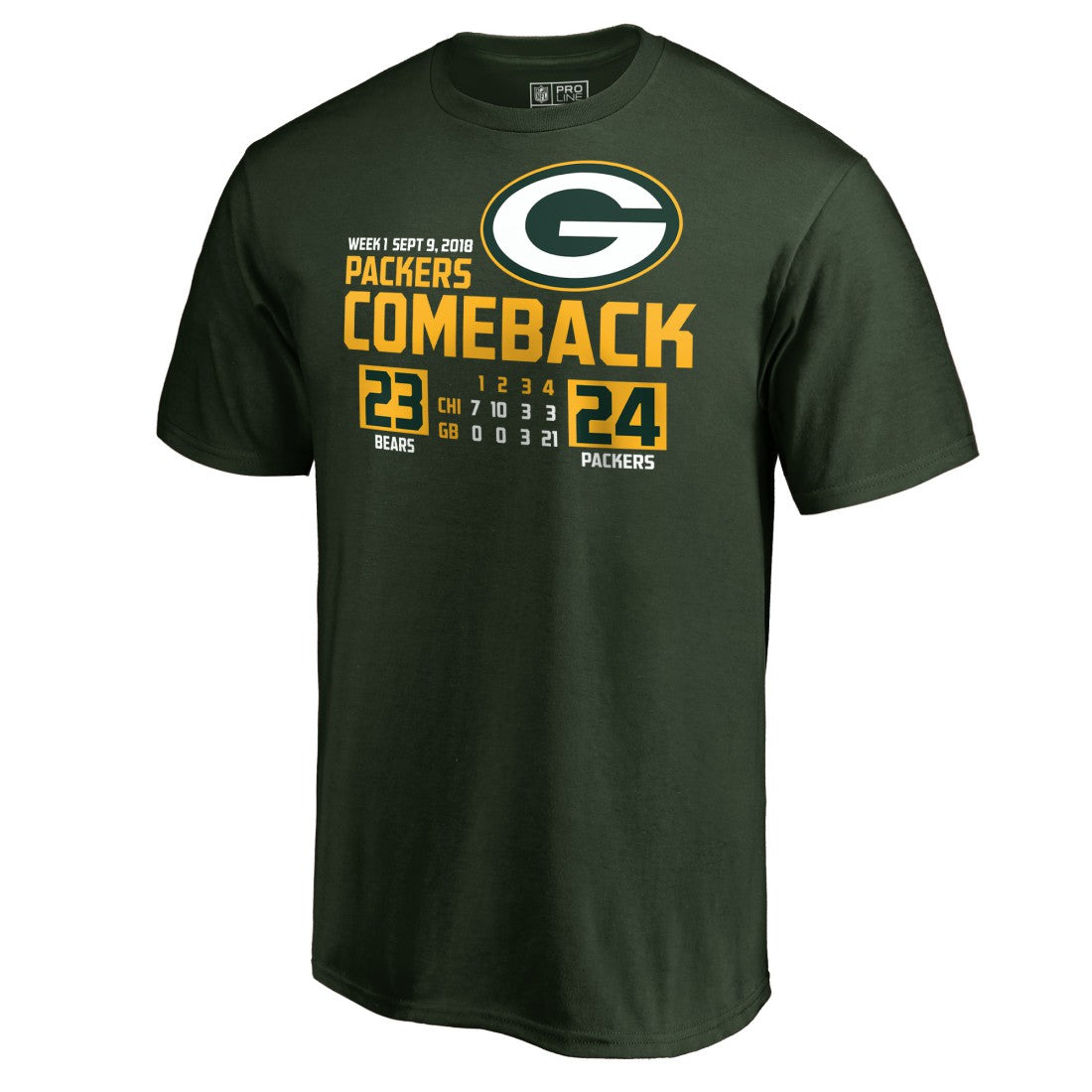 NFL Green Bay Packers The Comeback T-Shirt