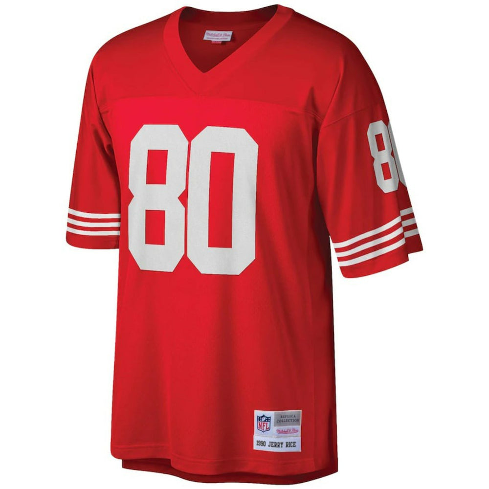 NFL San Francisco 49ers Jerry Rice  Big & Tall 1990 Retired Player Replica Jersey