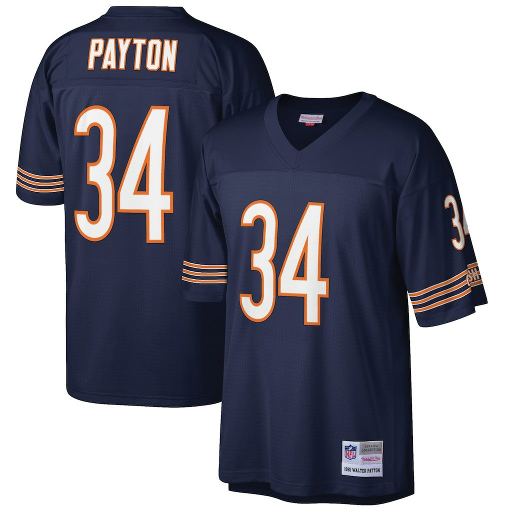 NFL Chicago Bears Walter Payton  Big & Tall 1985 Retired Player Replica Jersey