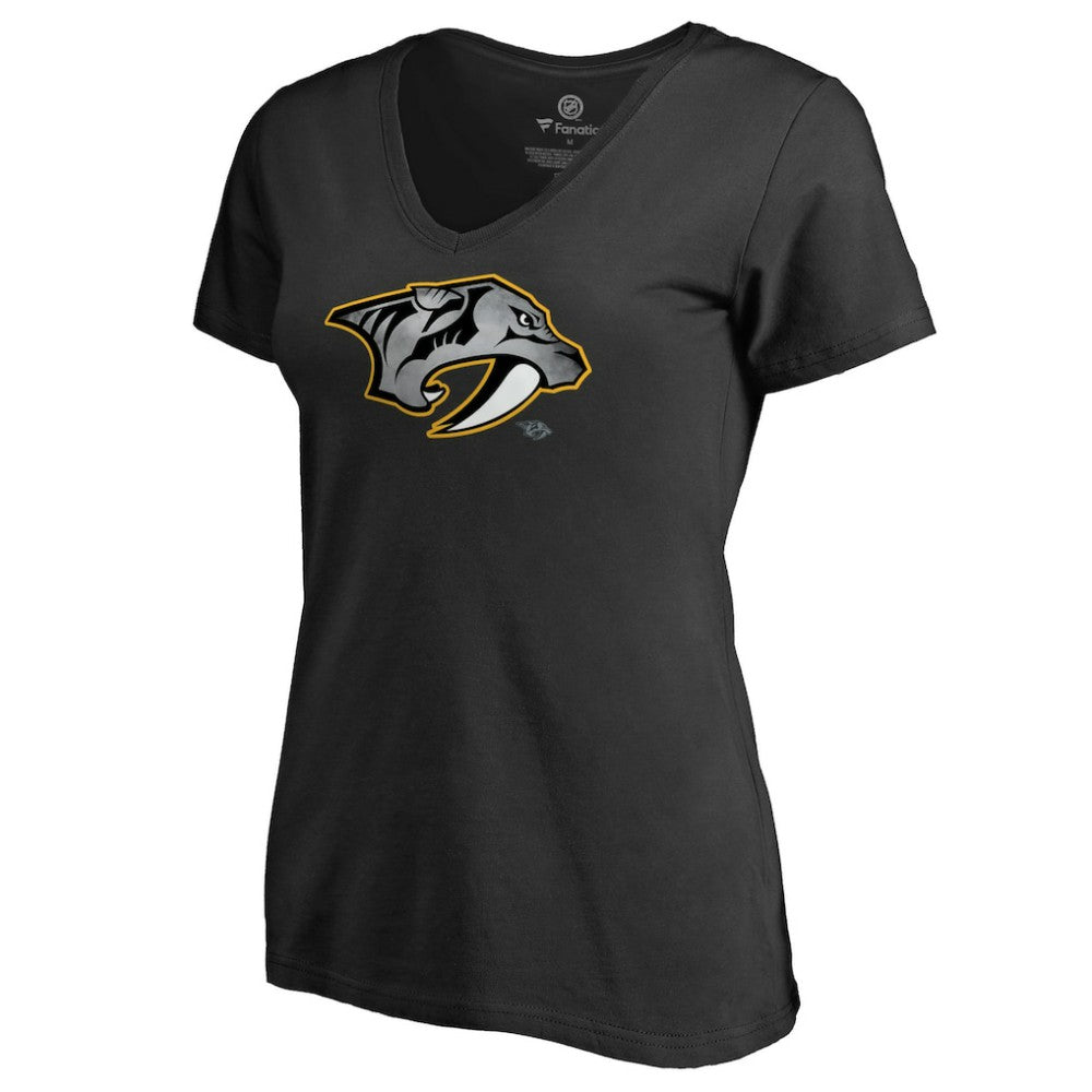 Nashville Predators Women's Core Smoke V-Neck T-Shirt