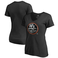 New York Islanders Women's Core Smoke V-Neck T-Shirt
