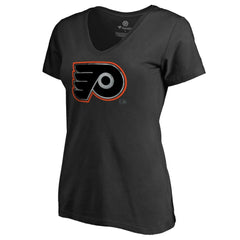 Philadelphia Flyers Women's Core Smoke V-Neck T-Shirt