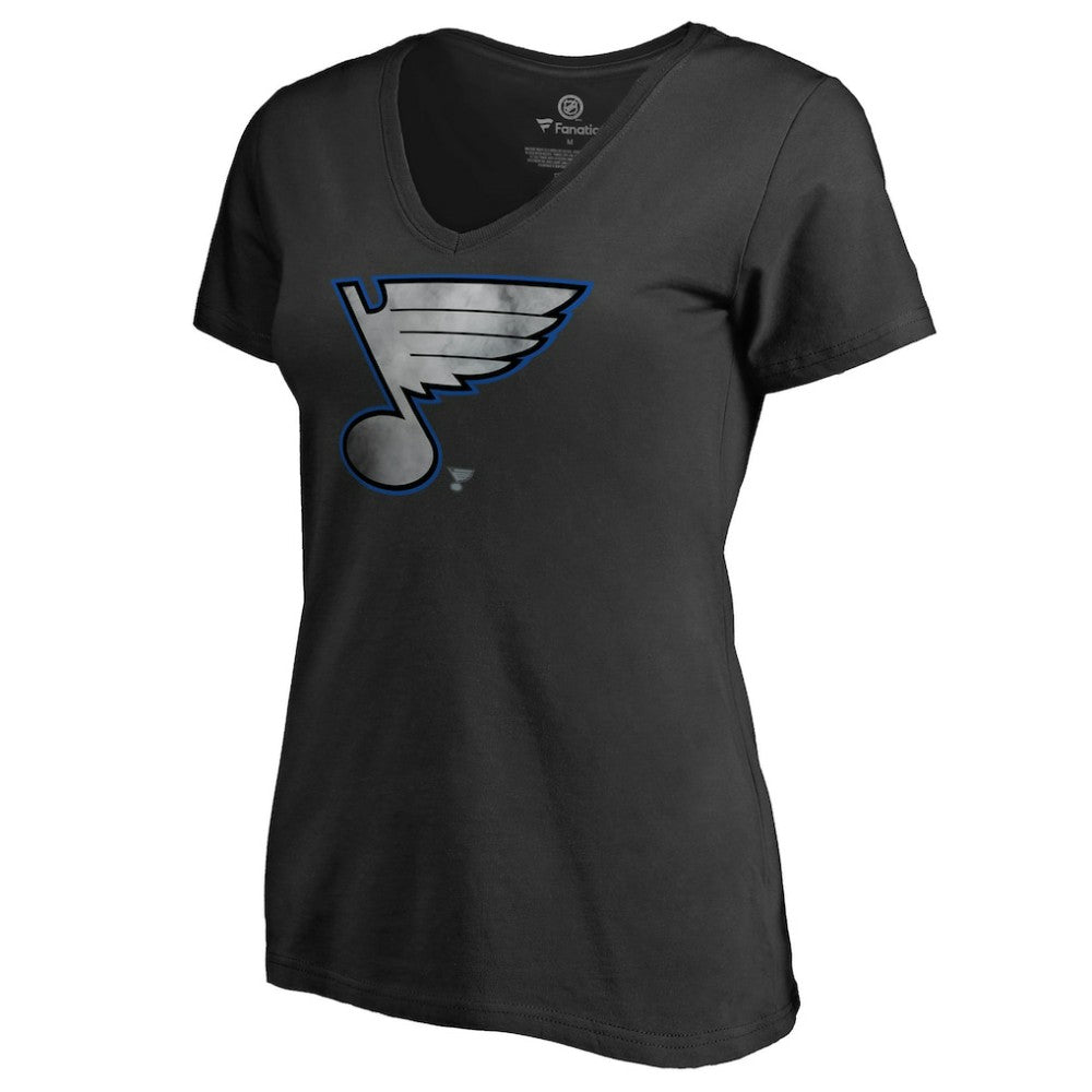 St. Louis Blues Women's Core Smoke V-Neck T-Shirt