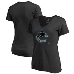 Vancouver Canucks Women's Core Smoke V-Neck T-Shirt