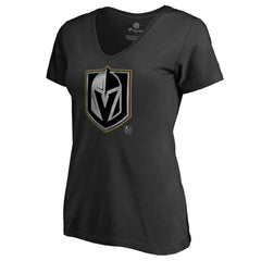 Vegas Golden Knights Women's Core Smoke V-Neck T-Shirt