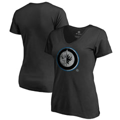 Winnipeg Jets Women's Core Smoke V-Neck T-Shirt