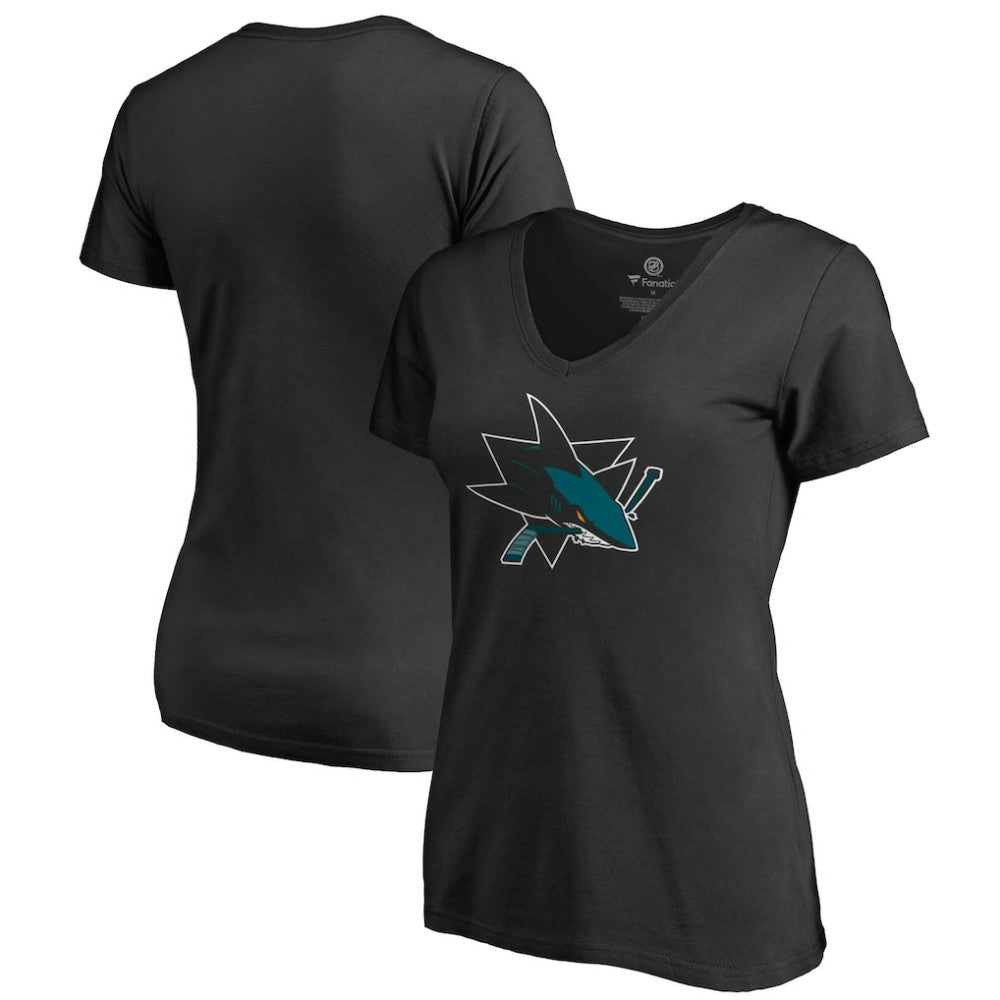 San Jose Sharks Women's Team Alternate V-Neck T-Shirt