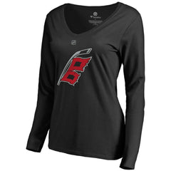 Carolina Hurricanes Women's Team Alternate Long Sleeve V-Neck T-Shirt