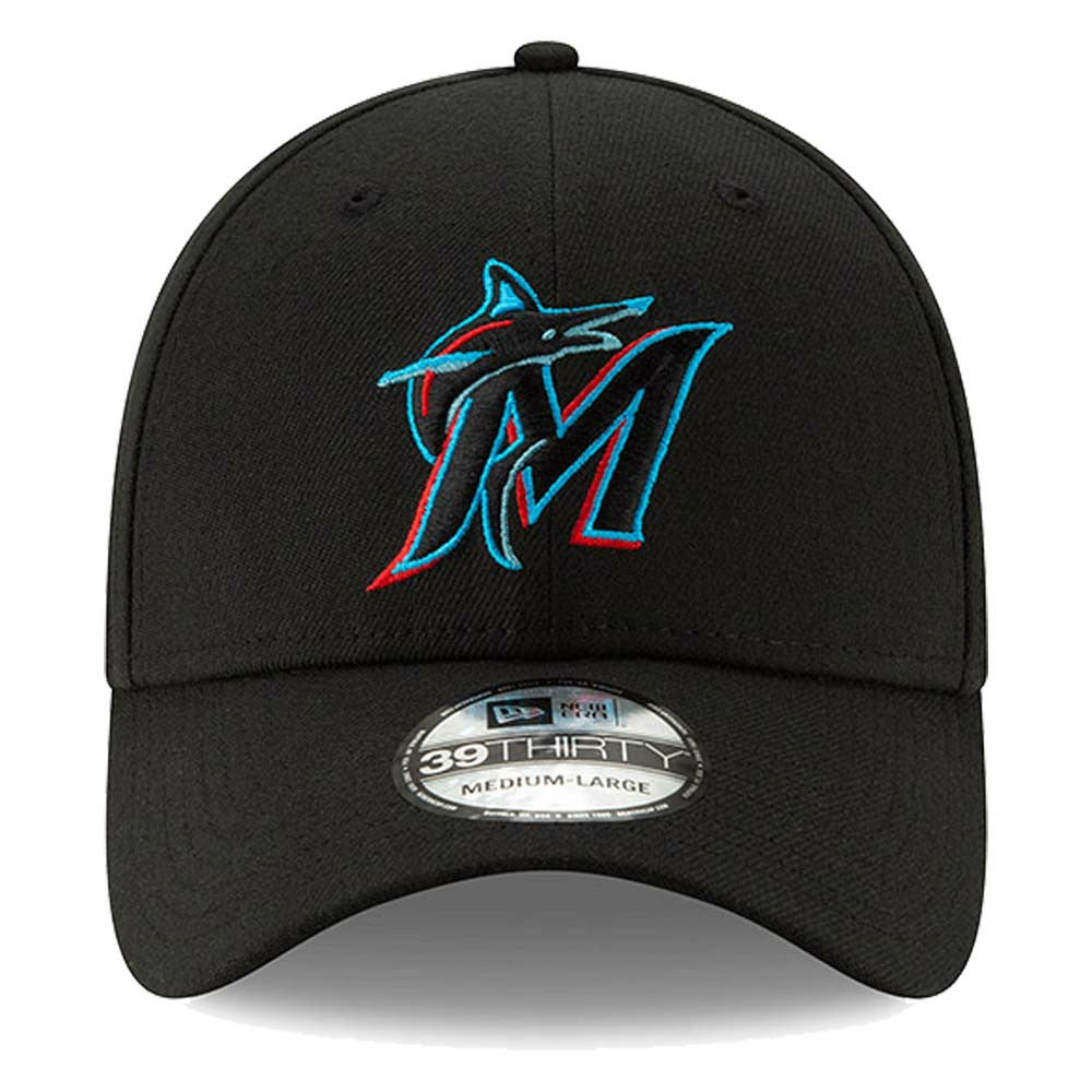 Miami Marlins 2019 Team Classic 39THIRTY Flex Hat - Black | New Era
