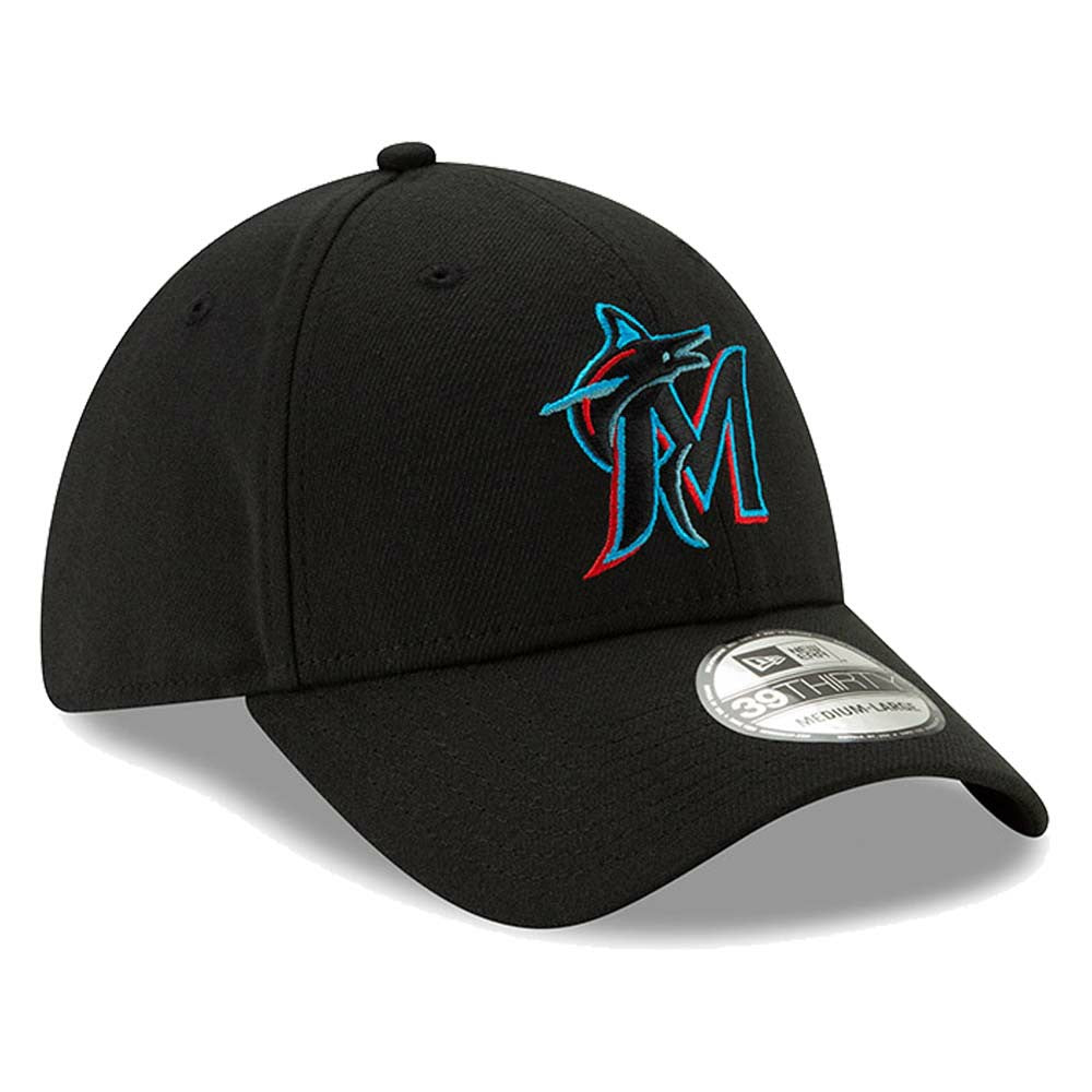 Miami Marlins 2019 Team Classic 39THIRTY Flex Hat - Black | New Era