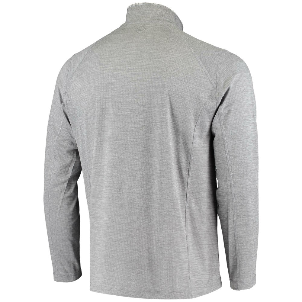 Miami Marlins Vineyard Vines Performance Sankaty Half-Zip Pullover Top - Heather Gray