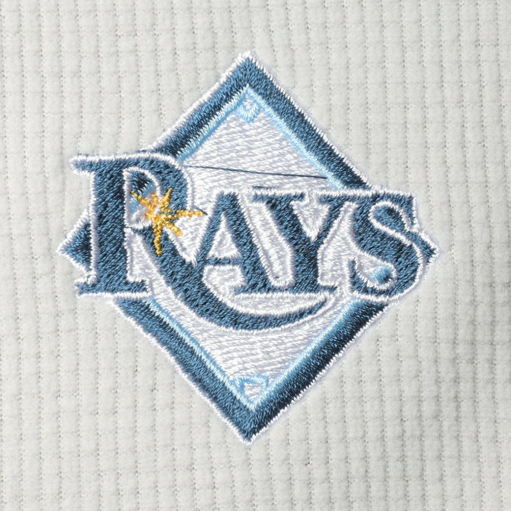 Tampa Bay Rays Vineyard Vines Women's Performance Grid Half-Zip Pullover Top - Gray