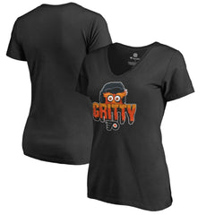 Philadelphia Flyers Women's Go Gritty V-Neck T-Shirt