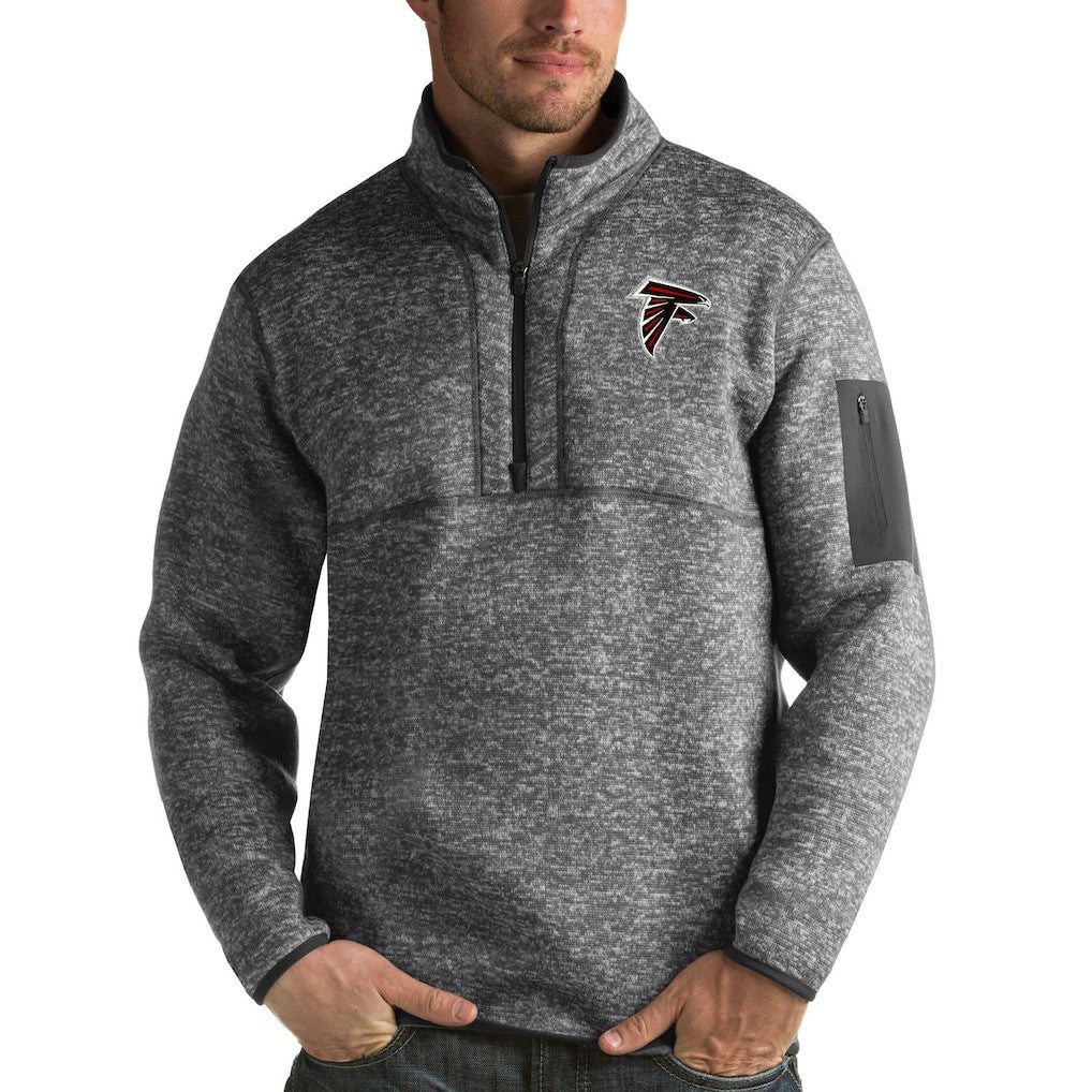NFL Atlanta Falcons Antigua Fortune Quarter-Zip Pullover Jacket