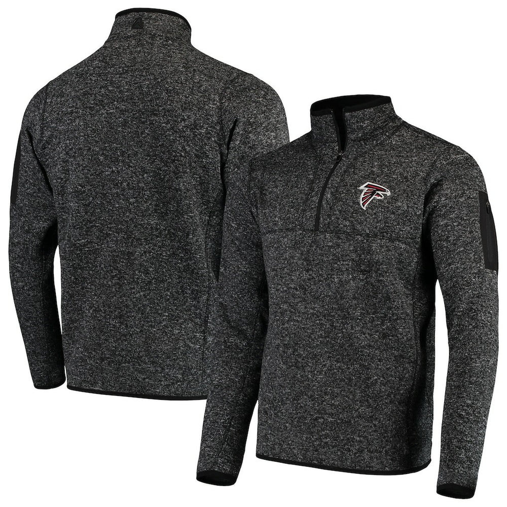 NFL Atlanta Falcons Antigua Fortune Quarter-Zip Pullover Jacket
